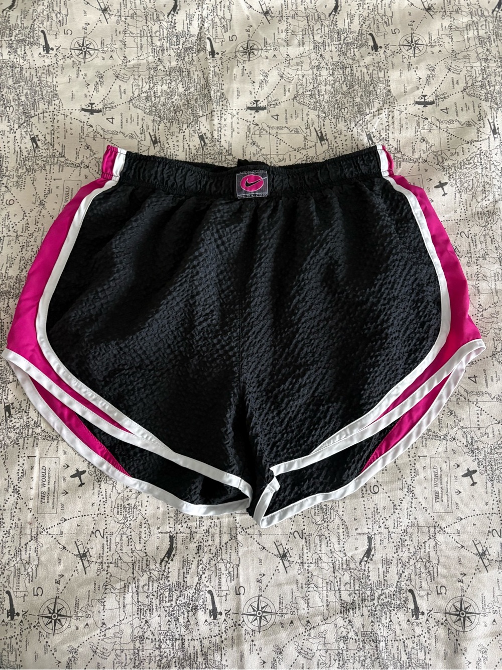 2 Nike Women’s Black & Pink Running Shorts
